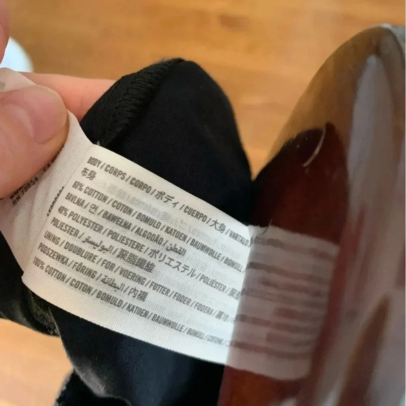 Abercrombie and Fitch Black Smocked Dress with Tiered Skirt Size Small NWT - Picture 5 of 5